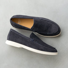 Load image into Gallery viewer, ACE LOAFER MOC Navy Suede