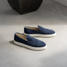 Load image into Gallery viewer, MALTON LOAFER Indigo Suede
