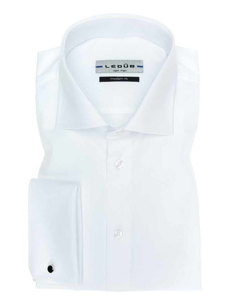 Modern Fit overhemd lange mouw wide spread non iron