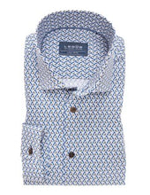 Afbeelding in Gallery-weergave laden, Tailored Fit overhemd lange mouw semi spread easy care
