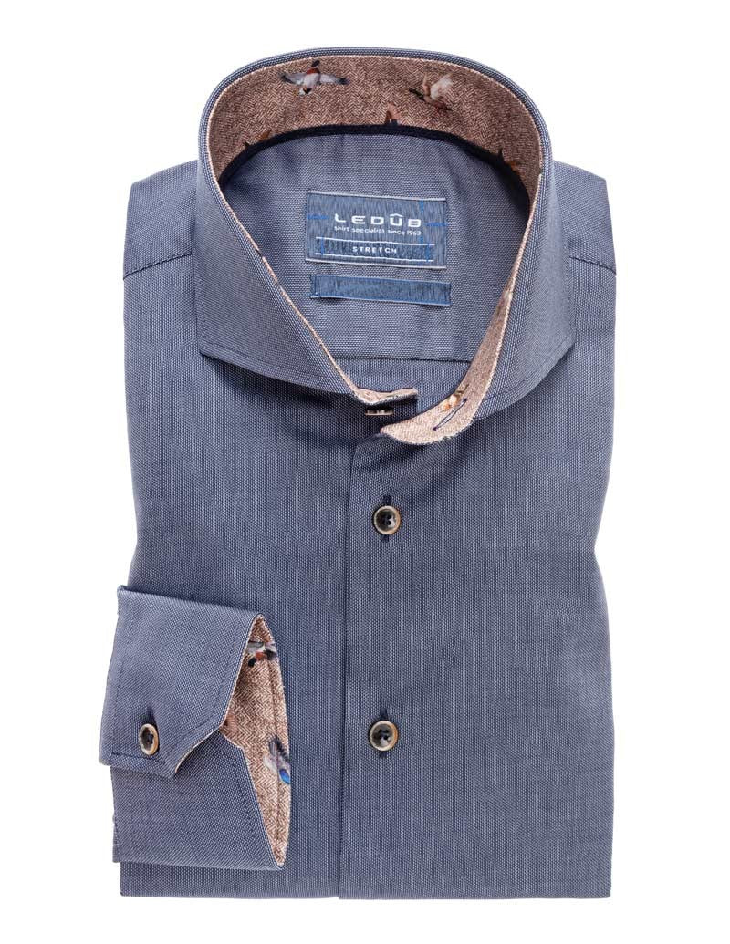 Slim Fit shirt long sleeve cutaway stretch