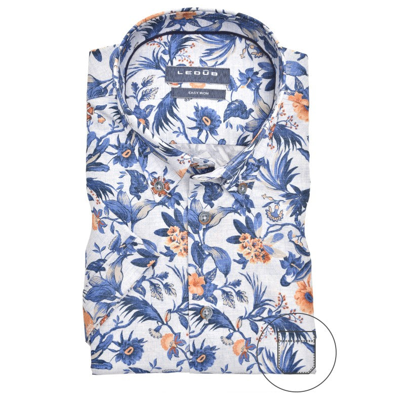 Modern Fit N shirt short sleeve button down easy care