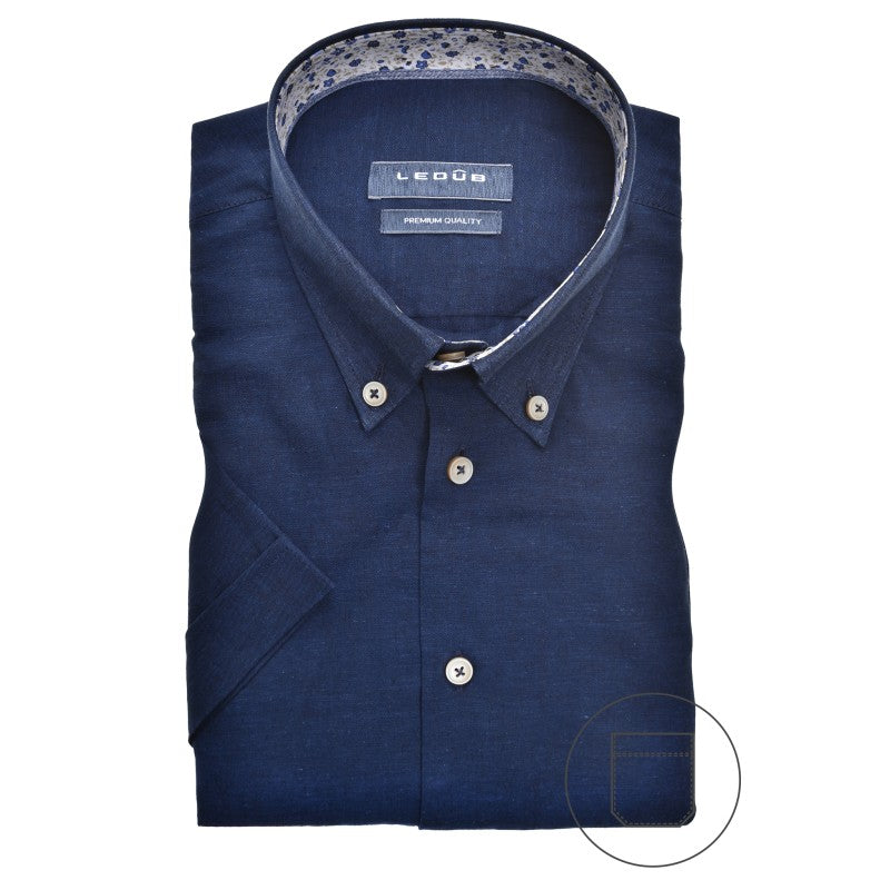 Modern Fit N shirt short sleeve button down
