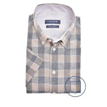 Load image into Gallery viewer, Modern Fit N shirt short sleeve button down linen
