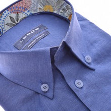 Load image into Gallery viewer, Modern Fit N shirt short sleeve button down linen
