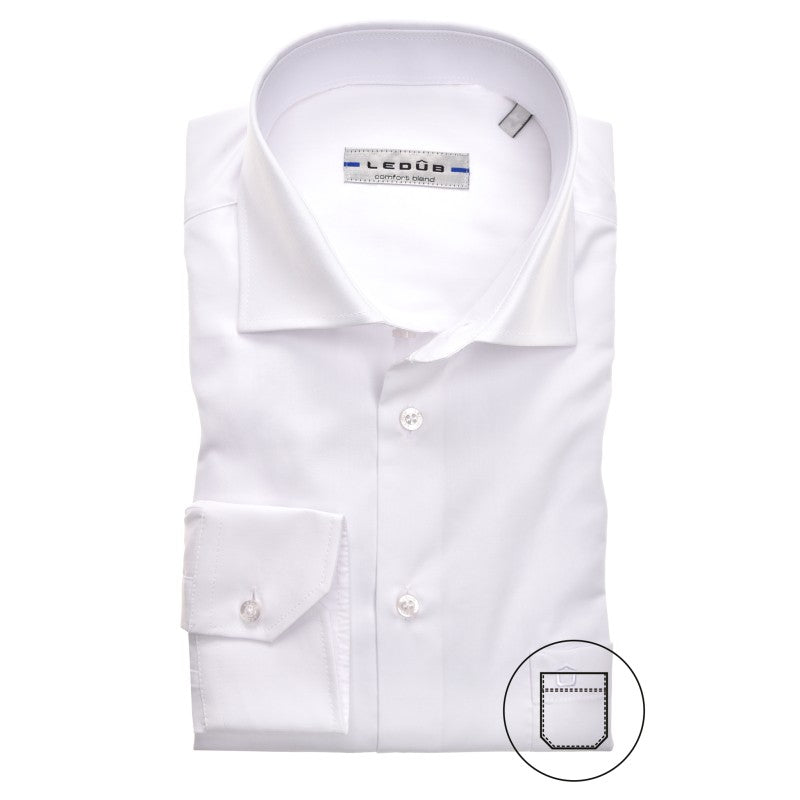 Modern Fit N shirt long sleeve wide spread