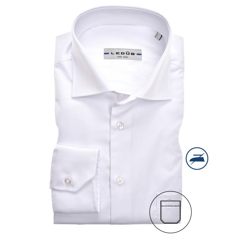 Modern Fit N overhemd extra lange mouw wide spread non iron
