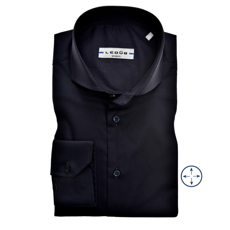 Modern Fit N shirt long sleeve cutaway stretch