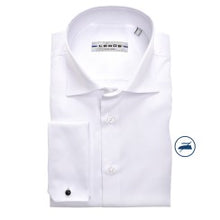 Load image into Gallery viewer, Slim Fit shirt long sleeve wide spread non iron
