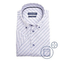 Load image into Gallery viewer, Modern Fit N shirt short sleeve button down stretch
