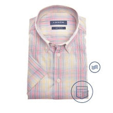 Load image into Gallery viewer, Modern Fit N shirt short sleeve button down pure cotton
