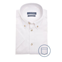 Load image into Gallery viewer, Modern Fit N shirt short sleeve button down linen
