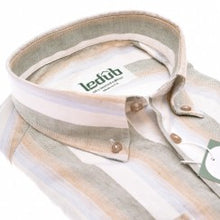 Load image into Gallery viewer, Modern Fit N shirt long sleeve button down linen
